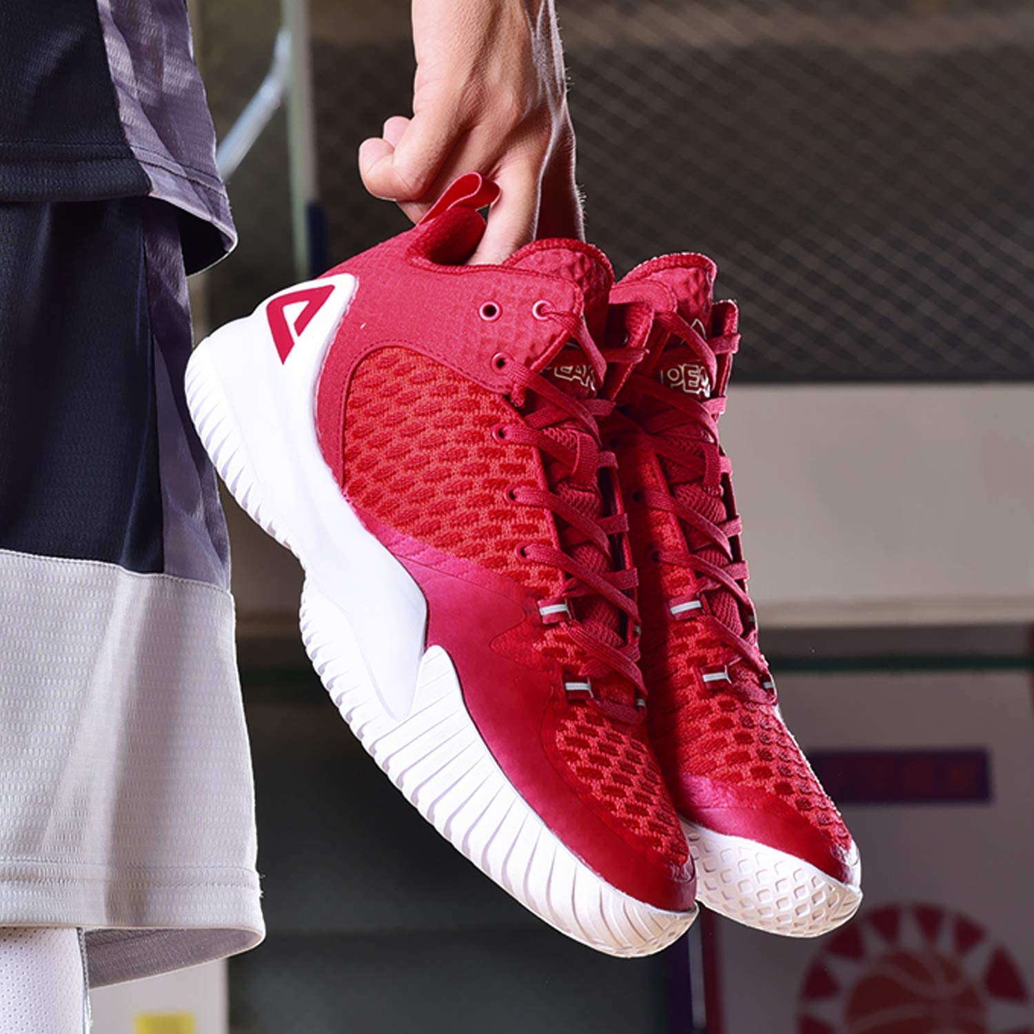 PEAK High Top Mens Basketball Shoes Lou Williams Streetball Master Breathable Outdoor Sneakers Cushioning Shoes for Fitness - Image 6